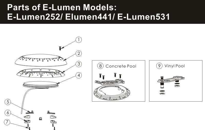 Despiece Emaux E-Lumen