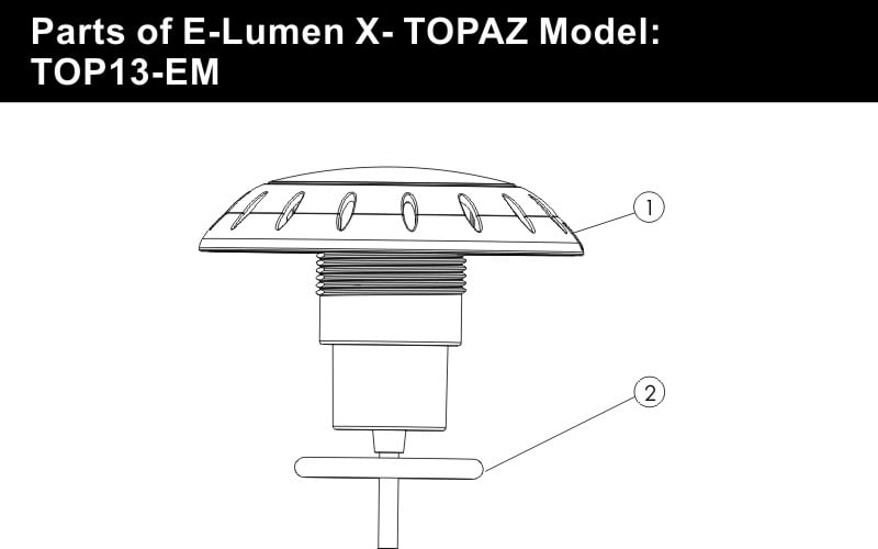 Despiece Emaux E-Lumen X Topaz · TOP13-EM