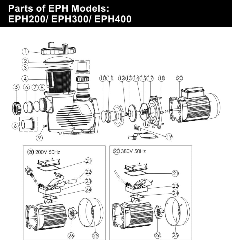 Despiece Emaux E-Power EPH400