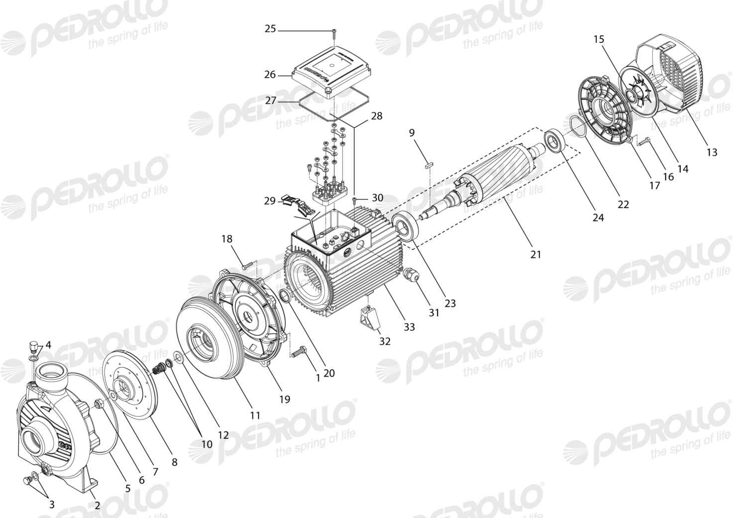 Despiece de la Pedrollo CP 680B